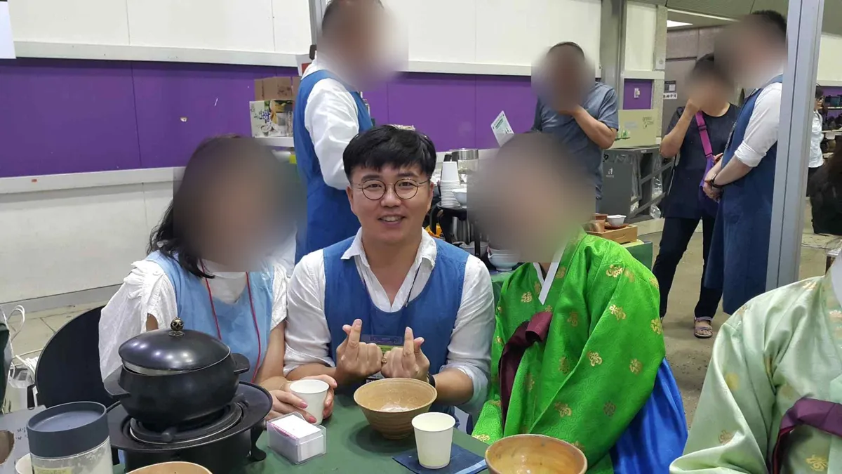 명원 세계차박람회 (코엑스) — 연자육 말차 시연