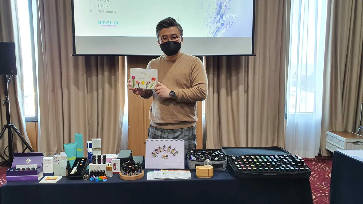한라대학교 LINC 3.0 전담인력 역량강화 워크숍 — 아로마테라피 강의